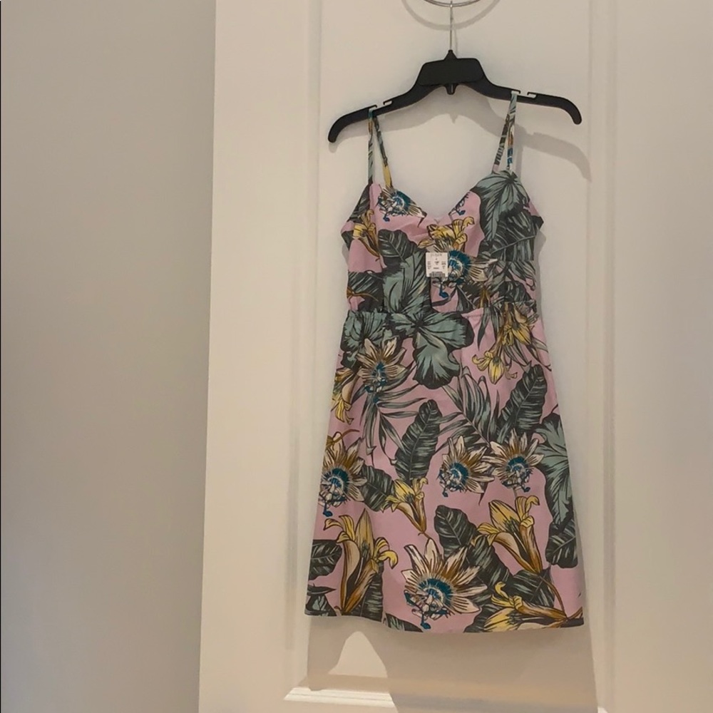 Jcrew  Palm leaf Brand new dress